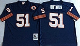 Bears 51 butkus Blue NFL M&N Throwback Jersey,baseball caps,new era cap wholesale,wholesale hats